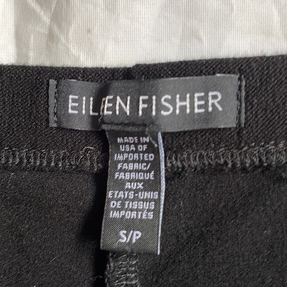Eileen Fisher Cropped Wide Leg Viscose Blend Pants - Picture 9 of 12